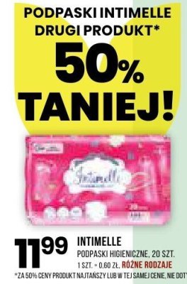 Podpaski higieniczne Intimelle, 20 szt. promocja w Drogerie Natura