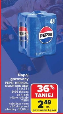 Napój promocja w Carrefour