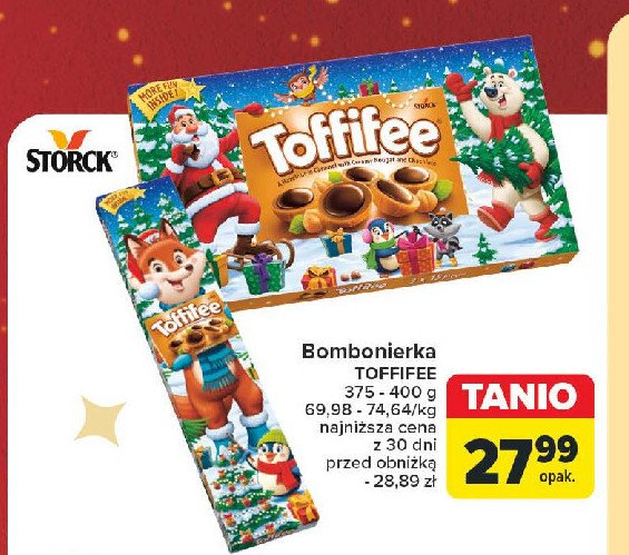 Bombonierka świąteczna Toffifee promocja w Carrefour Market