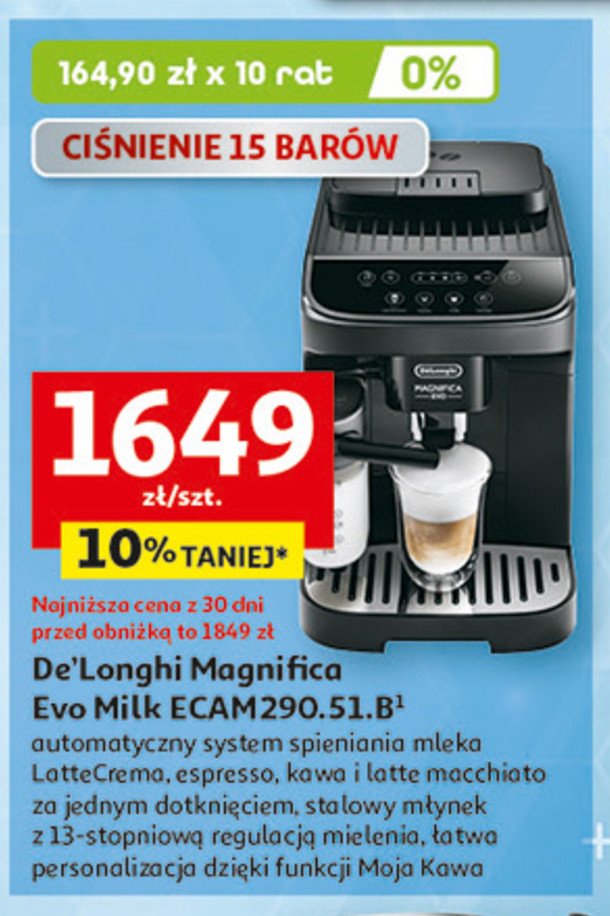 Ekspres do kawy ecam290.51.b De'longhi promocja