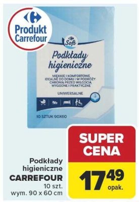 Podkłady higieniczne CARREFOUR promocja w Carrefour Market