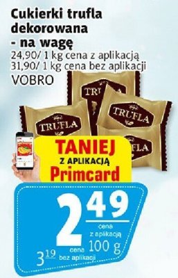 Cukierek Cukierki trufla dekorowana 5 wag VOBRO promocja w Prim Market