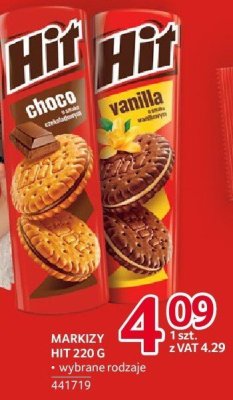 Ciastka markizy Hit choco 220 g promocja w Selgros