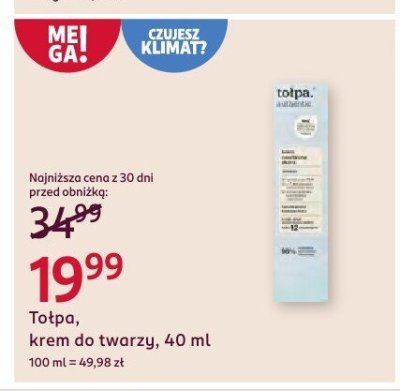 Krem do twarzy  promocja w Rossmann