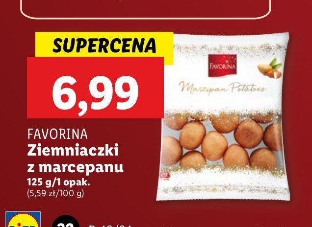 Ziemniaczki marcepanowe Favorina promocja