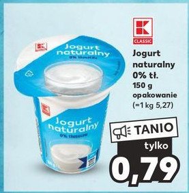 Jogurt naturalny K-classic promocja