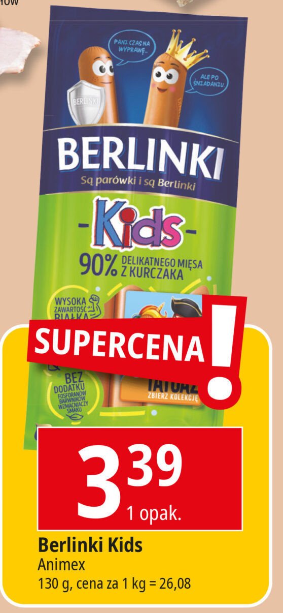 Parowki Morliny berlinki kids promocja