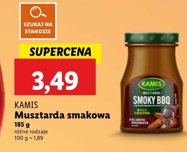 Musztarda smoky bbq Kamis promocja