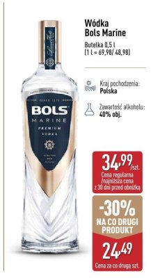 Wódka Bols Marine promocja w Aldi
