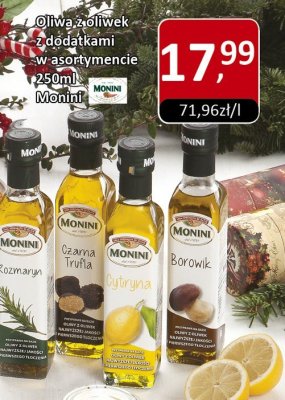 Oliwa z oliwek z dodatkami w asortymencie Monini promocja w Market Point