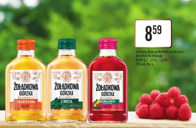 Likier Żołądkowa Gorzka Tradycyjna promocja w Dino