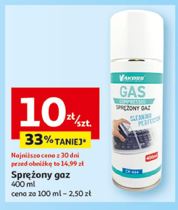 Sprężone powietrze Vakoss promocja