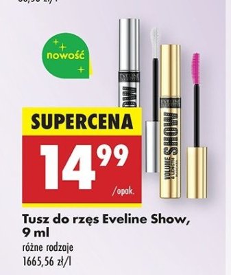 Tusz do rz臋s Eveline volume & lenght show promocja