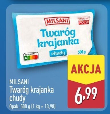 Twaróg krajanka chudy MILSANI promocja w Aldi