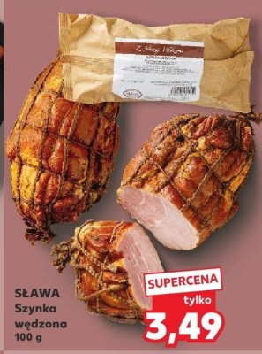 Szynka wędzona SŁAWA promocja w Kaufland