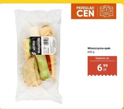 Włoszczyzna  promocja w Biedronka