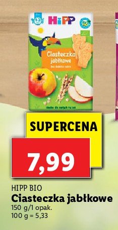 Ciasteczka jab艂kowe Hipp promocja