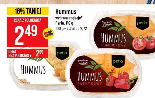 Hummus pomidorowy Perla promocja