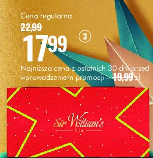 Zestaw herbat owocowych 3 smaki x 5 szt Sir william's tea zestaw promocja