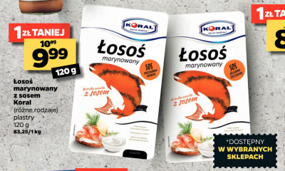 艁oso艣 marynowany z sosem musztardowo-miodowym Koral (graal) promocja