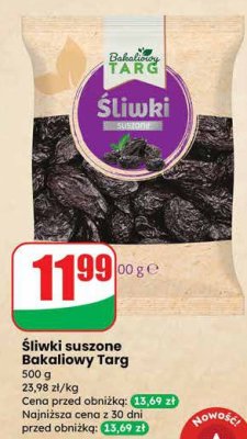 Śliwki suszone promocja w Dino