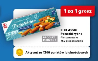 Paluszki rybne filet z mintaja promocja w Kaufland