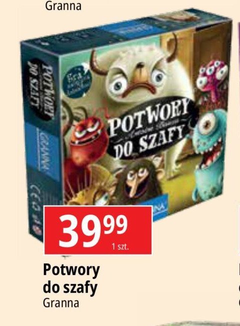 Gra potwory do szafy Granna promocja