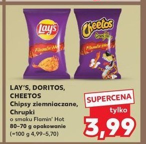 Chipsy flamin' hot Lay's Frito lay lay's promocja