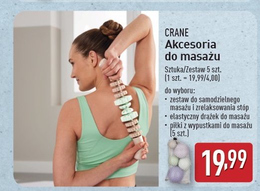 Drążek do masażu elastyczny CRANE promocja w Aldi