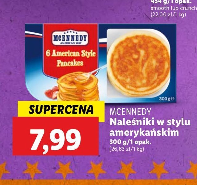 Naleśniki amerykańskie Mcennedy promocja