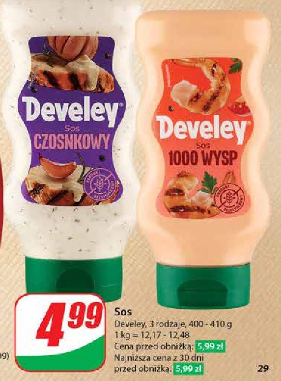 Sos 1000 wysp Develey promocja