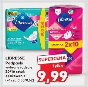 Podpaski higieniczne normal 2-pak LIBRESSE INVISIBLE promocja