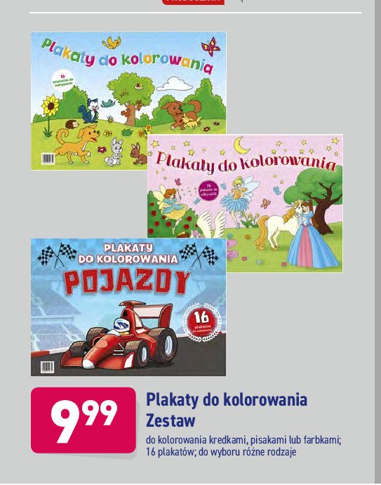 Plakaty do kolorowania promocja