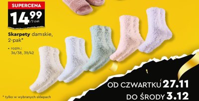 Kapcie damskie promocja w Biedronka