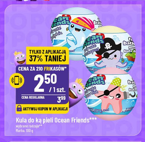 Kula do kąpieli delfin Ocean friends promocja w POLOmarket