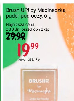 Puder pod oczy Brush up! by maxineczka promocja