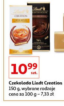Czekolada creme brulee Lindt creation promocje