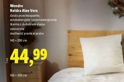 Kołdra Aloe Vera 140x200 cm promocja w Lidl