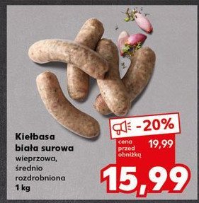 Kiełbasa biała surowa promocja