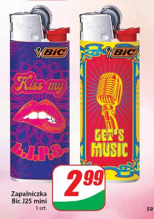 Zapalniczka j25 BIC MINI promocja