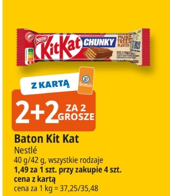 Baton Kit Kat Nestlé promocja w Leclerc