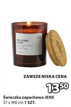 Świeczka zapachowa JENS promocja w Jysk