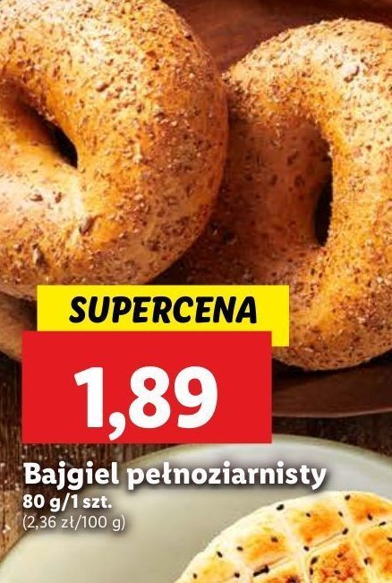 Bajgiel pełnoziarnisty promocja