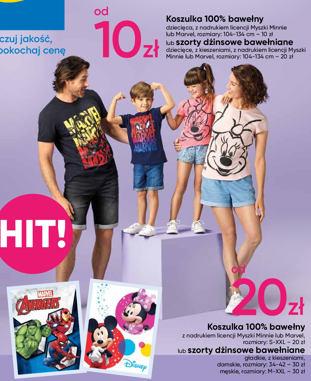 Szorty damskie jeansowe rozm. 34-42 promocja w Woolworth