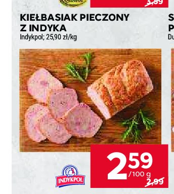 Kiełbasiak pieczony z indyka Indykpol promocja