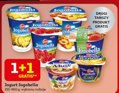Jogurt Jogobella 150-900 g, wybrane rodzaje promocja w Auchan