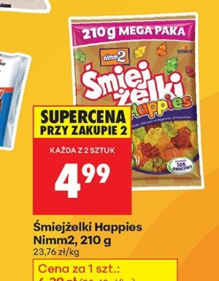 Śmieżełki Happies Nimm2, 210 g promocja w Biedronka