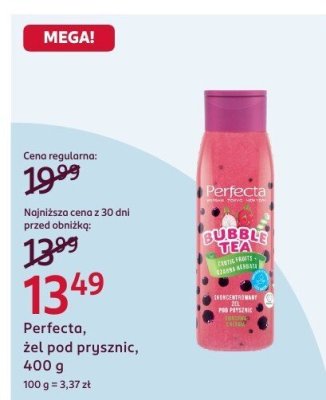 Żel pod prysznic Perfecta, 400 g promocja w Rossmann
