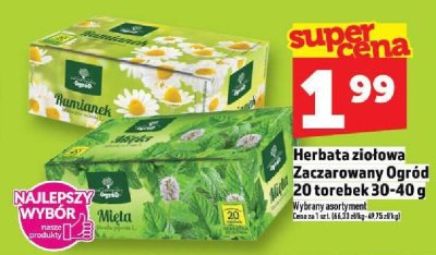 Herbata ziołowa Zaczarowany Ogród 20 torebek 30-40 g promocja w TOPAZ