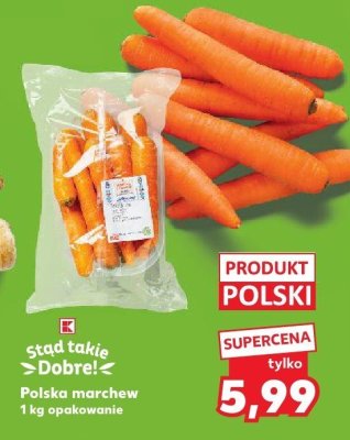 Marchew polska promocja w Kaufland